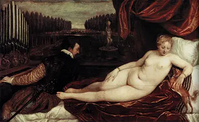 Venus and an Organist and a Little Dog Titian